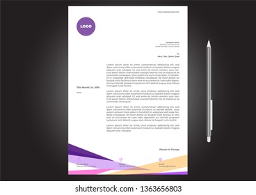 Letterhead Design Template