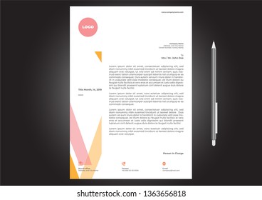 Letterhead Design Template