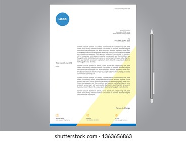 Letterhead Design Template