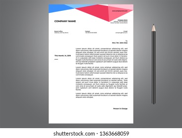 Letterhead Design Template