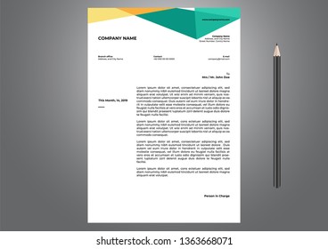 Letterhead Design Template
