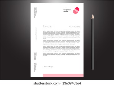 Letterhead Design Template