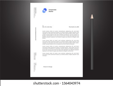 Letterhead Design Template