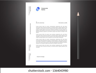Letterhead Design Template