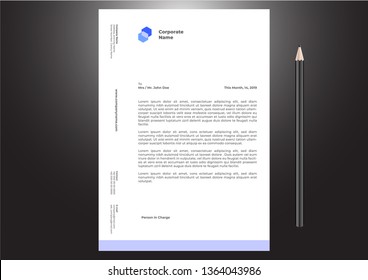 Letterhead Design Template