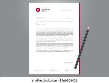 letterhead design template