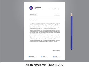 letterhead design template
