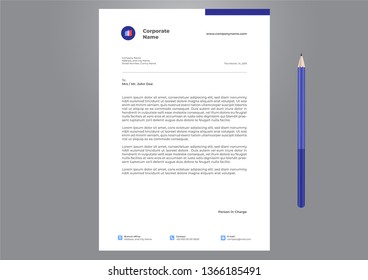 letterhead design template