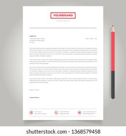 Letterhead Design Template