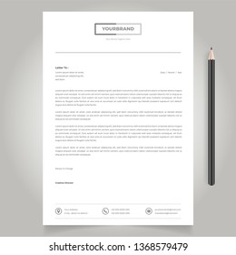 Letterhead Design Template