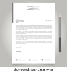 Letterhead Design Template