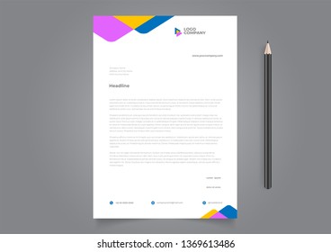 letterhead Design Template