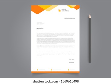 letterhead Design Template