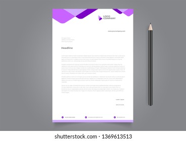 letterhead Design Template