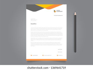 Letterhead Design Template