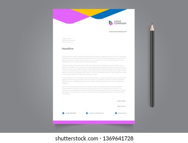 Letterhead Design Template