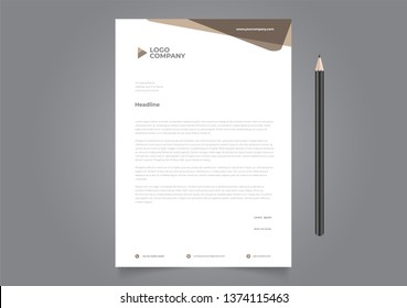 letterhead Design Template