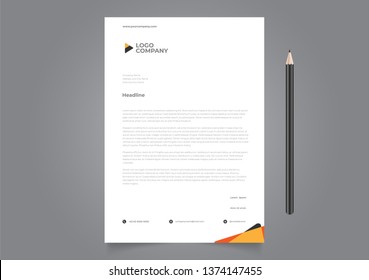 letterhead design Template