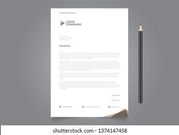 letterhead design Template