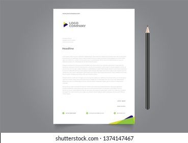 letterhead design Template
