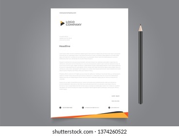 letterhead design Template
