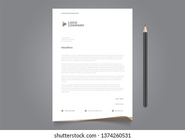letterhead design Template