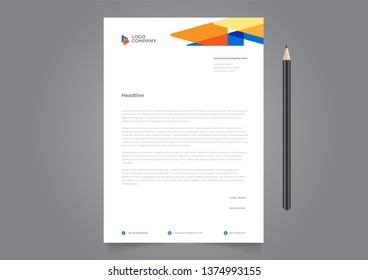 letterhead design template