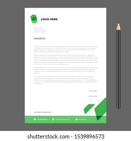 letterhead design template awesome new fresh minimalist 