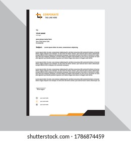 letterhead design template awesome new fresh minimalist design .eps