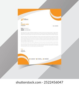 
Letterhead Design Template. Business style letterhead design .
professional letterhead template design. Illustration vector.
