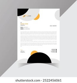 
Letterhead Design Template. Business style letterhead design .
professional letterhead template design. Illustration vector.
