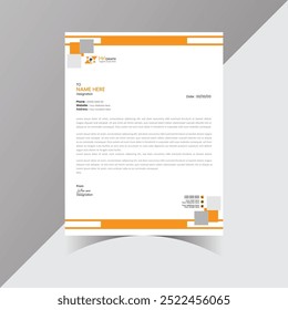 
Letterhead Design Template. Business style letterhead design .
professional letterhead template design. Illustration vector.

