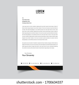 Plantilla de diseño de membrete, limpia y lisa. Pasos, 10