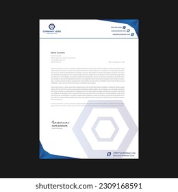 Letterhead Design template Corporate Letterhead