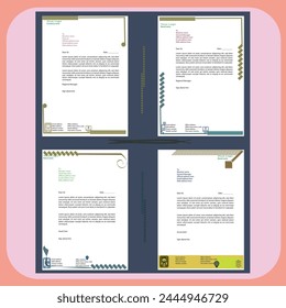 Letterhead, Letterhead Design, Letterhead Template, Corporate, Company Design