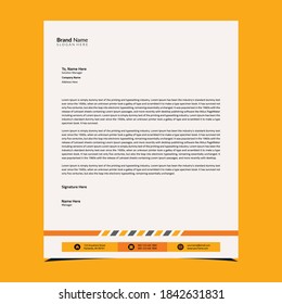 Letterhead Design Template with Creative Designs