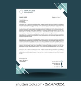 Letterhead design template , creative modern letterhead, Futuristic letterhead design, simple and clean letterhead design