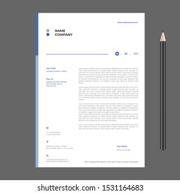 letterhead design template design with logo awesome