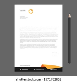 letterhead design template minimalist modern awesome style