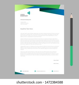 letterhead design template minimalist simple elegant