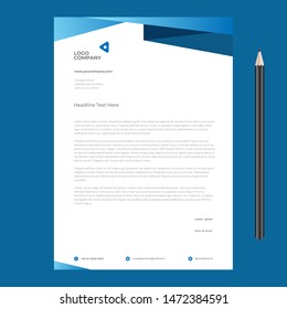 letterhead design template minimalist simple elegant