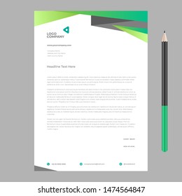 letterhead design template minimalist simple modern new