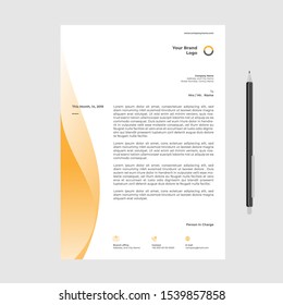 letterhead design template minimalist simple awesome