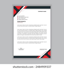 letterhead design template of print