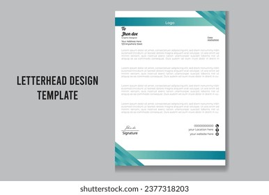 letterhead design template ready print