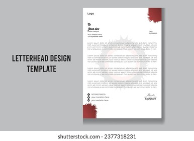 letterhead design template ready print