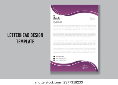 letterhead design template ready print