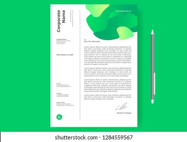 Letterhead Design Template Simple Minimalist
