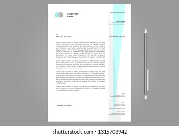 Letterhead Design Template Simple Minimalist