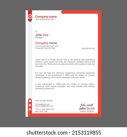 letterhead design template vector collection